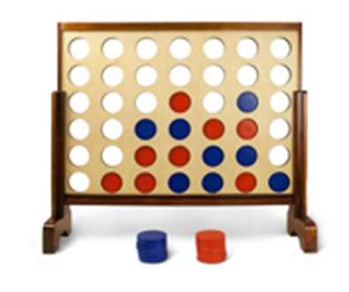 Giant connect 4 board and pieces
