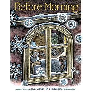 Book cover of Before Morning by Joyce Sidman.