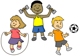 Children exercising