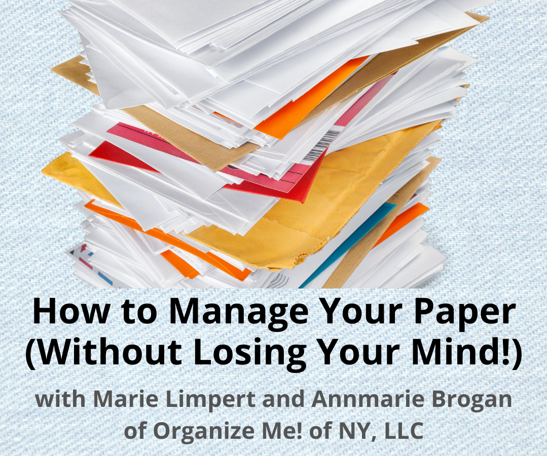 stacks of disorganized paper