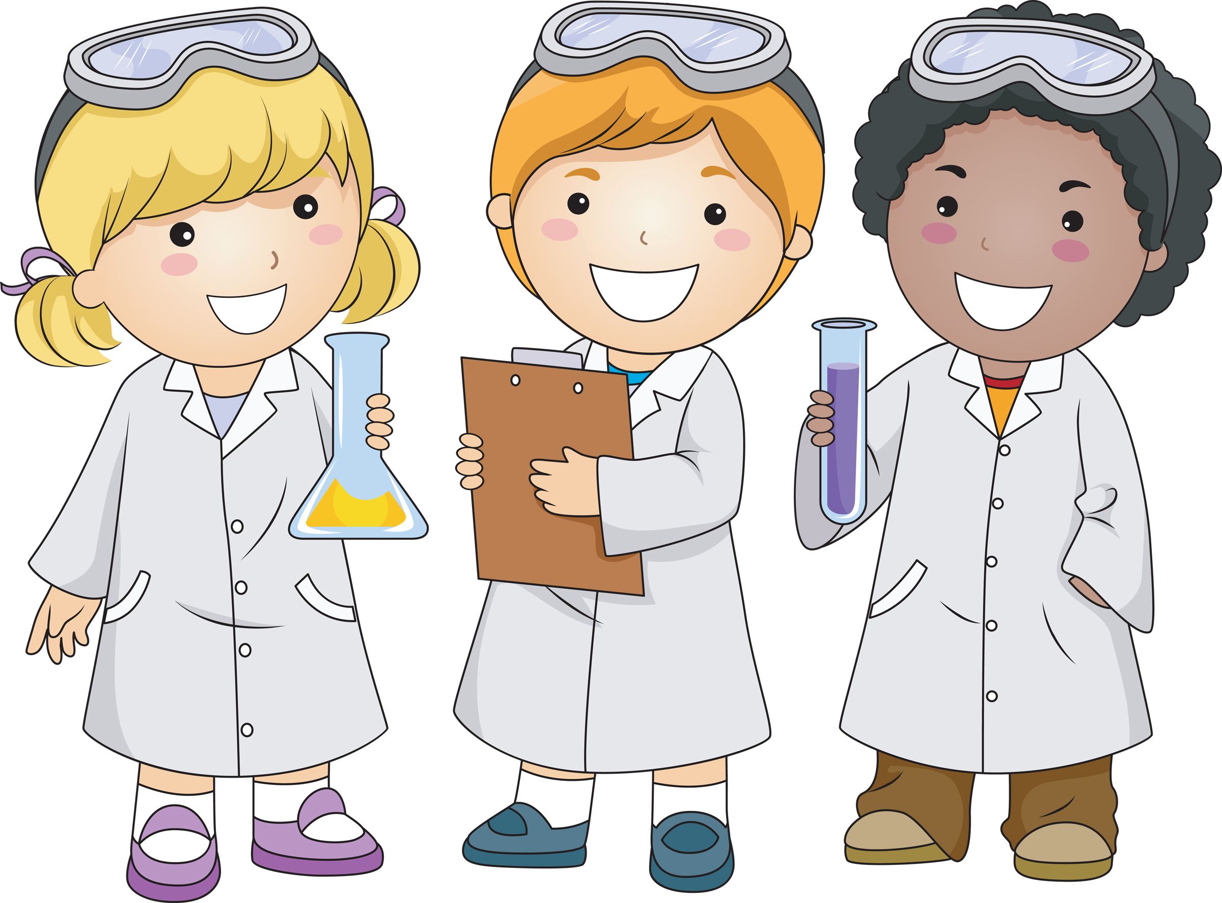 Children dressed as scientists