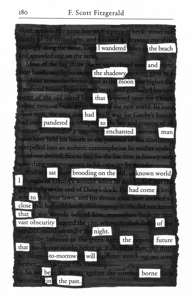 Black out Poetry