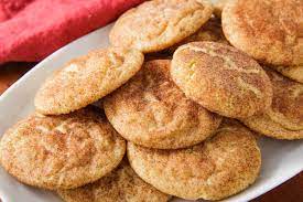 plate of snickerdoodles