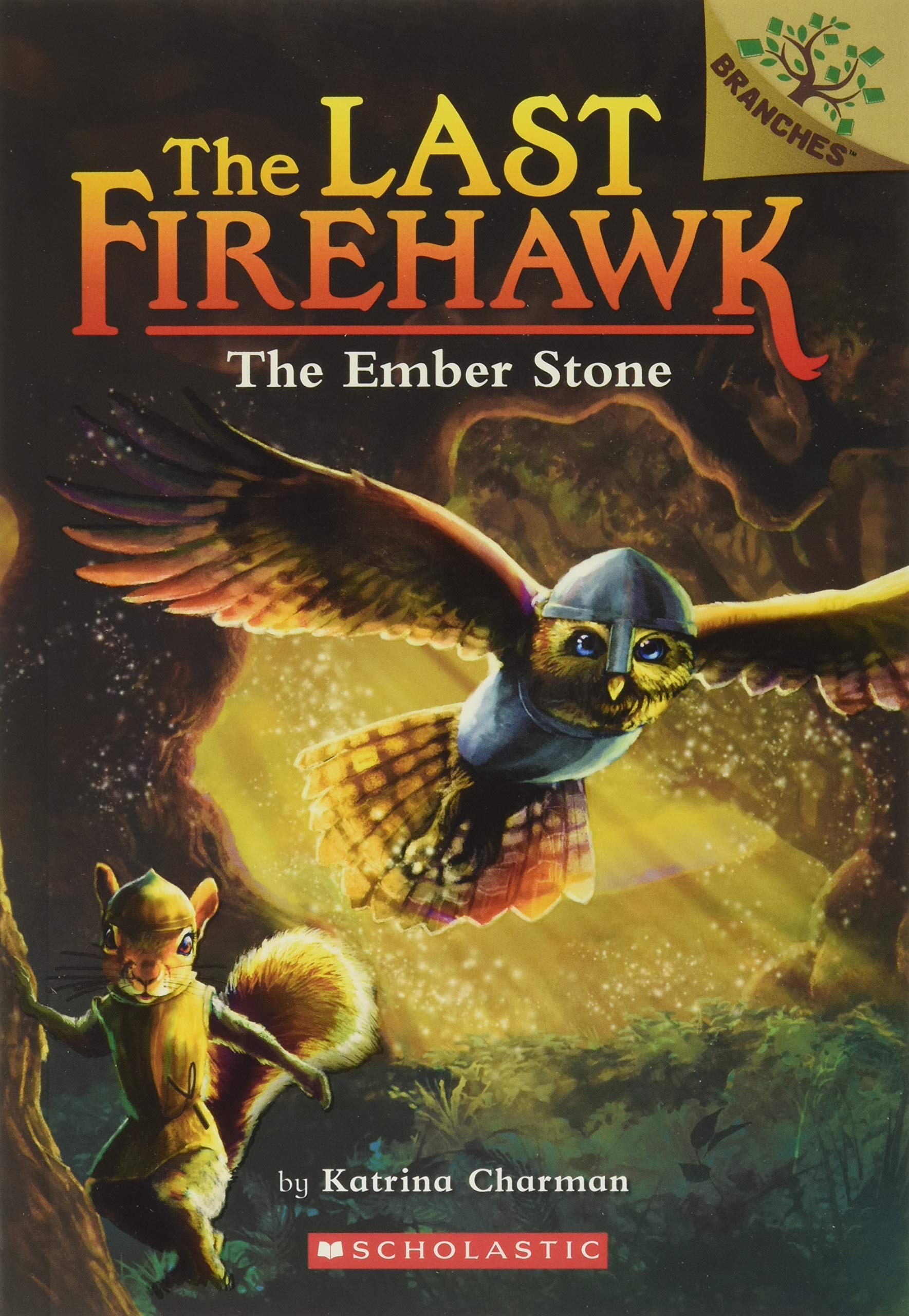 Book cover of The Last Firehawk: The Ember Stone by Katrina Charman