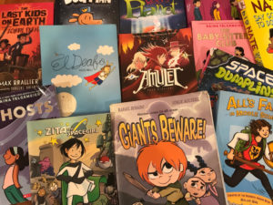 book covers of graphic novels for children