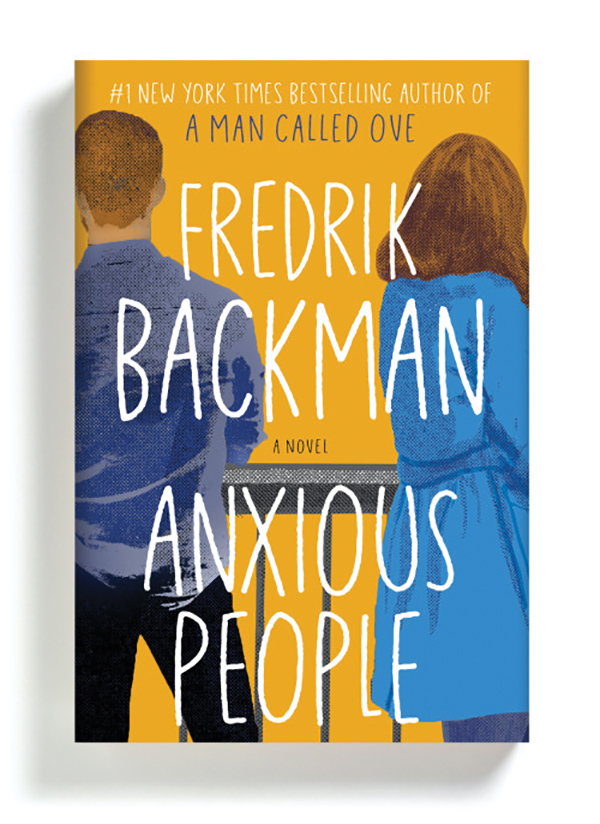 Anxious People by Frederik Backman book cover