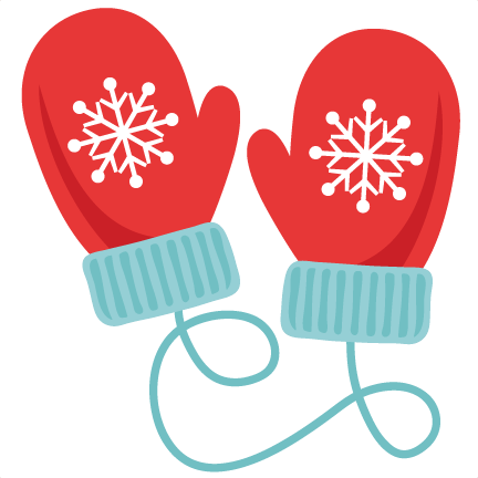 pair of red mittens with snowflakes embroidered on them