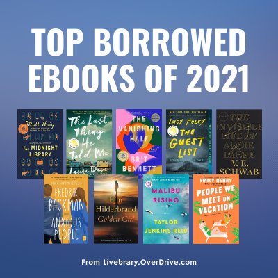 Top OverDrive Adult eBooks of 2021