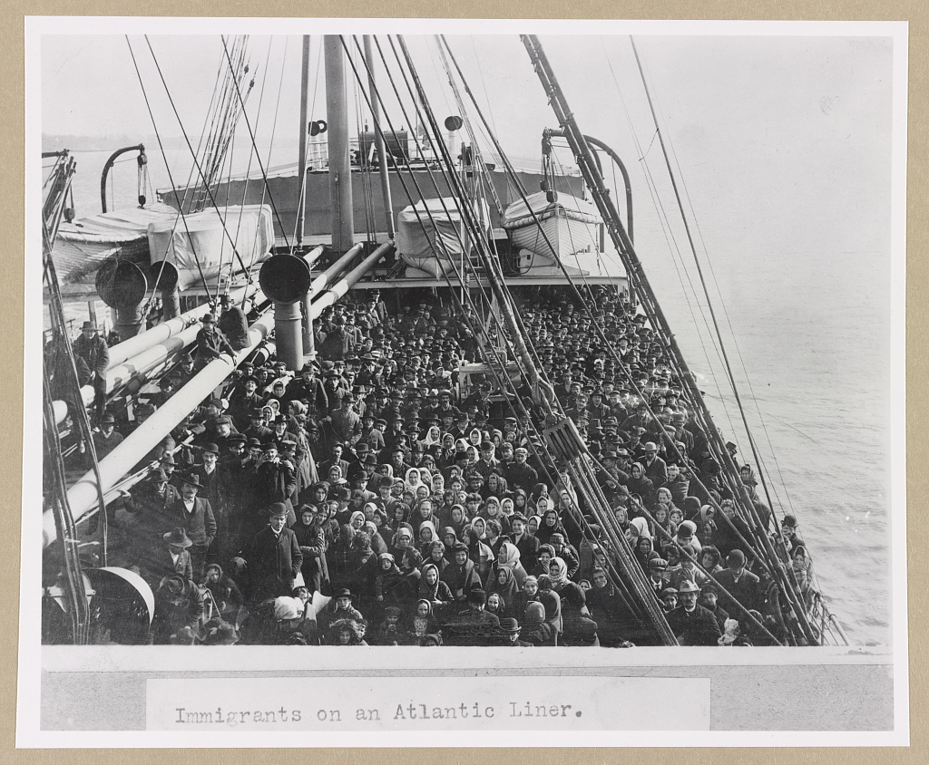 Immigrants on an Atlantic Liner