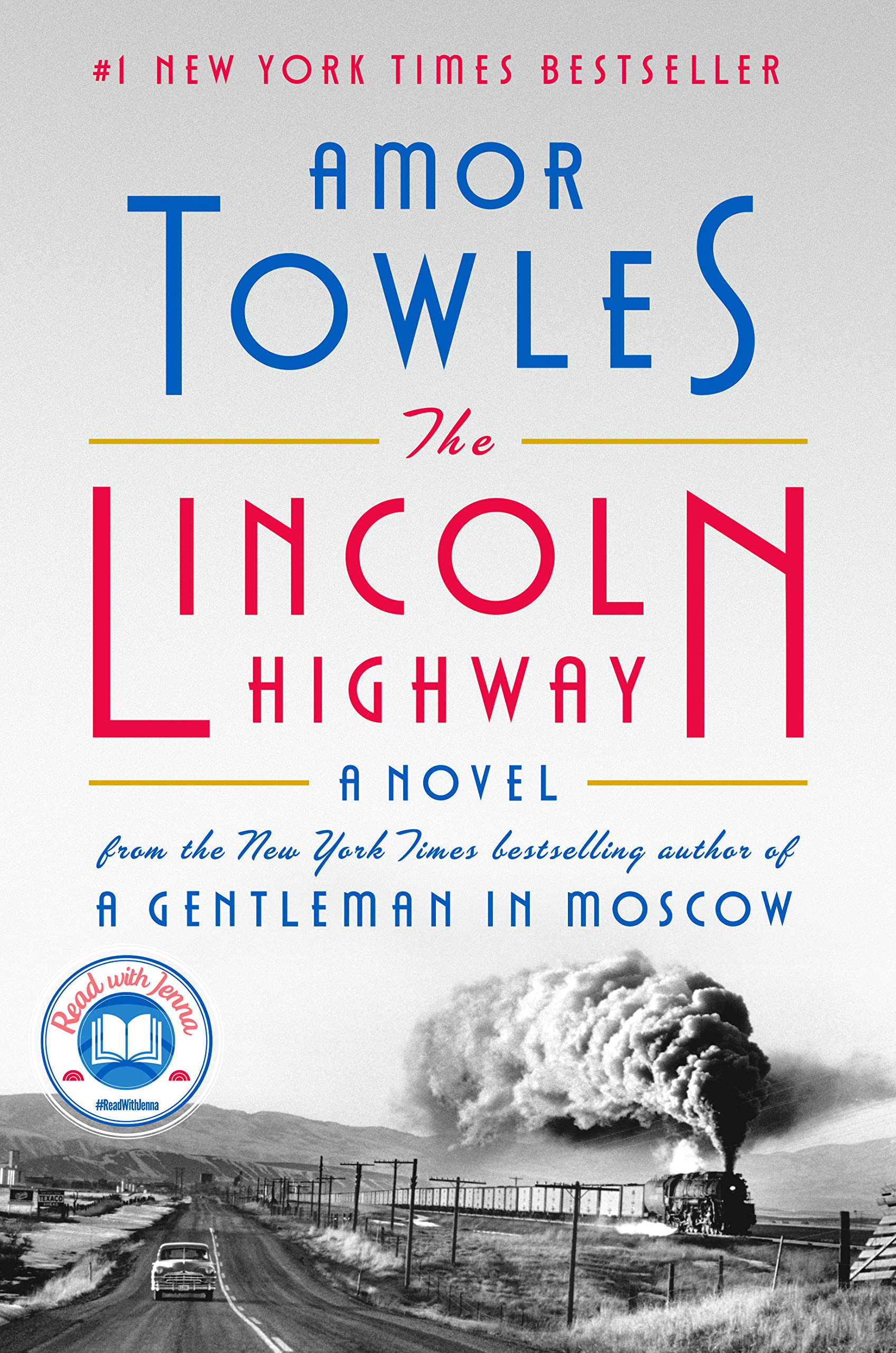 book jacket of The Lincoln Highway