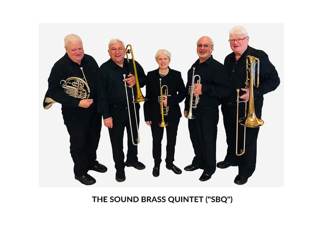 A photo of the Sound Brass Quartet
