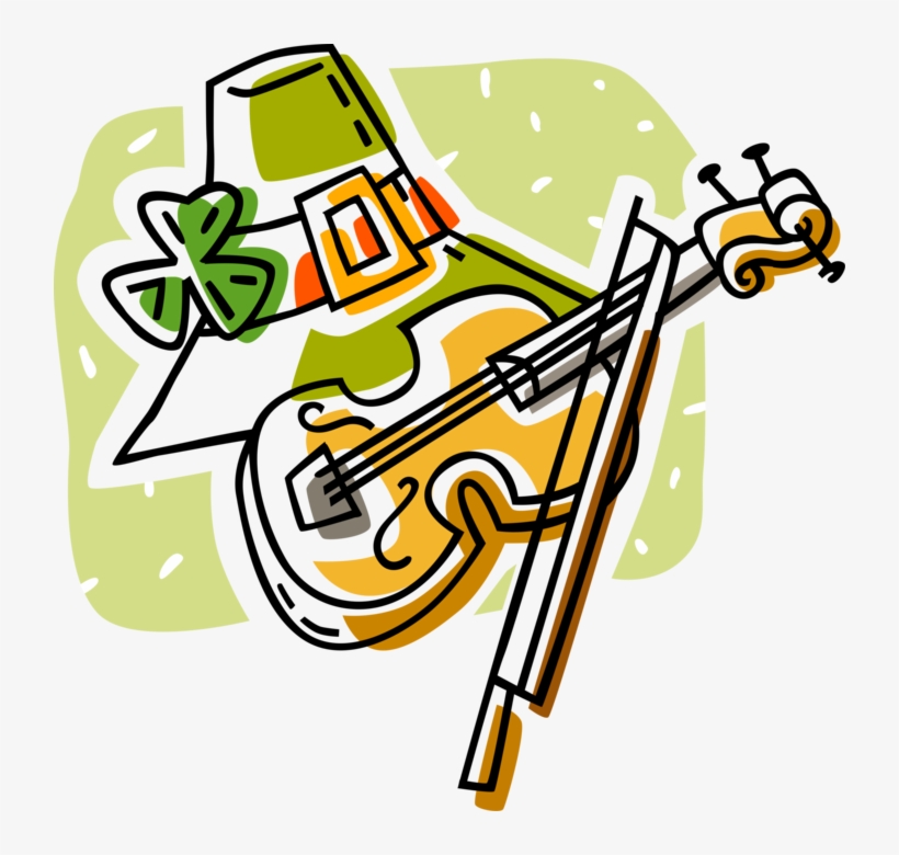 Irish hat and fiddle