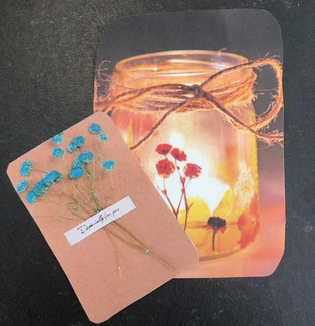 Mother's Day flower lantern and card