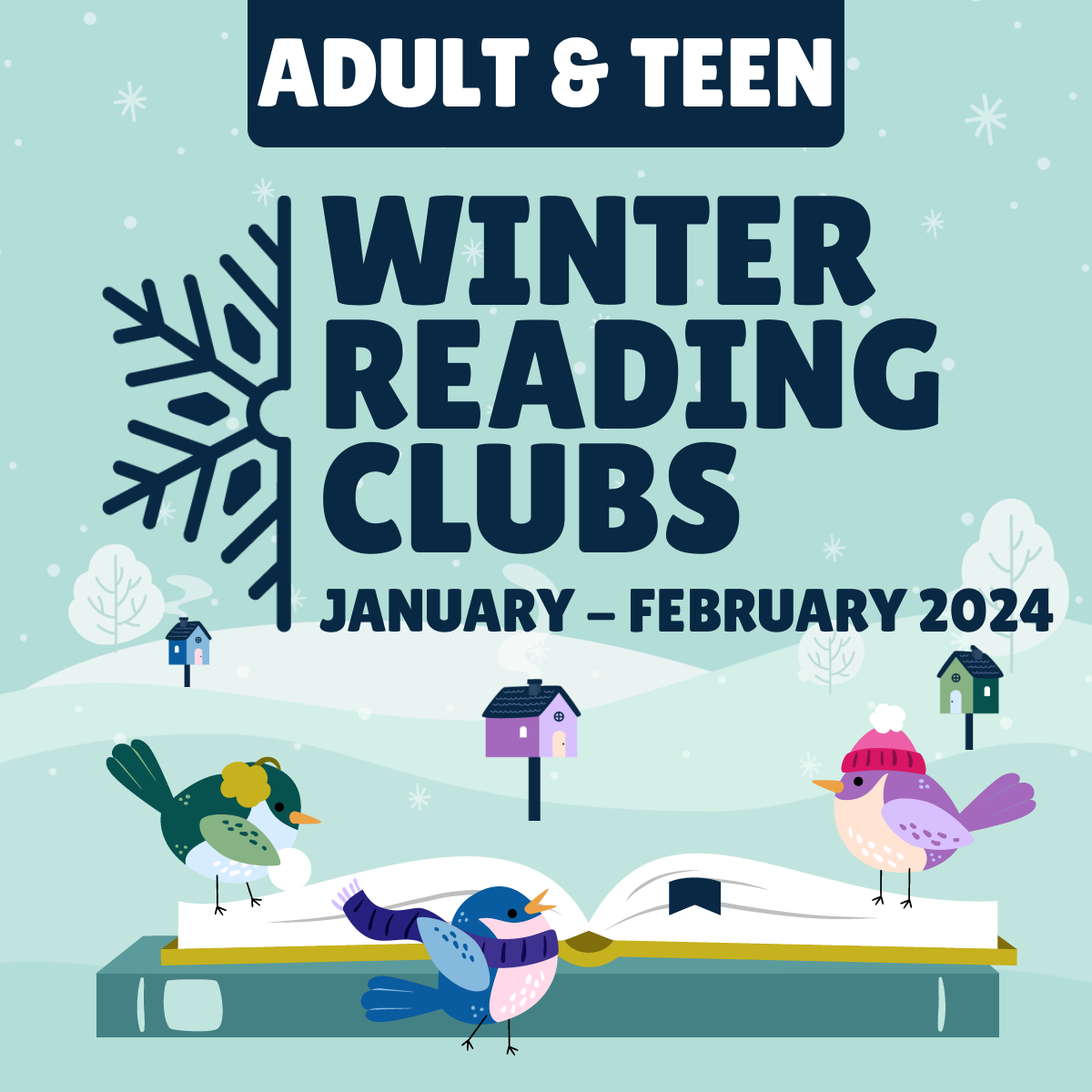 2024 Winter Reading Clubs Adult and Teen