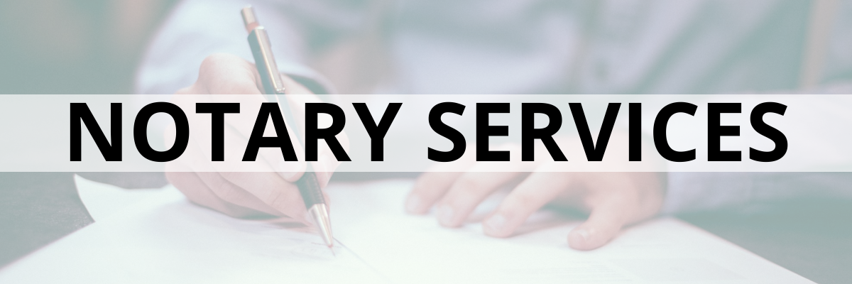 Notary Services page header