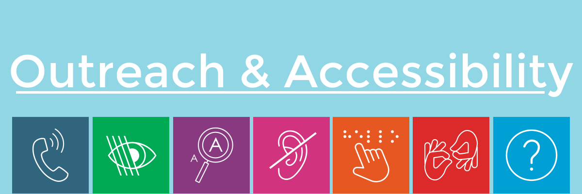 Outreach & Accessibility page header