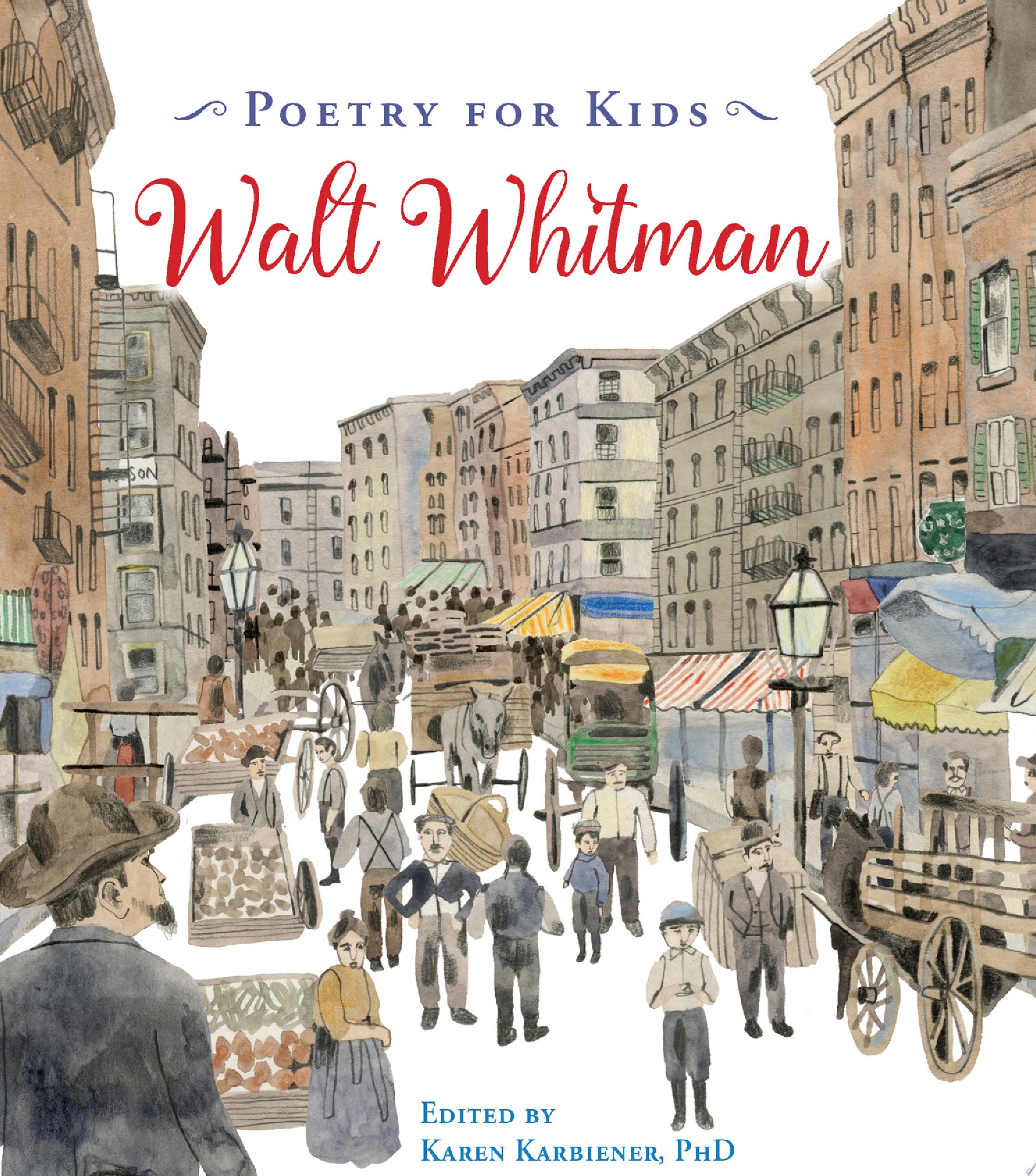 Image for "Poetry for Kids: Walt Whitman"
