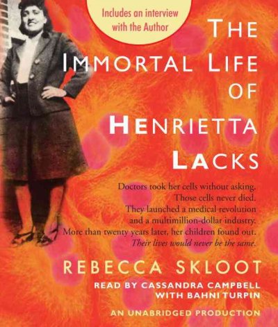 Image for "The Immortal Life of Henrietta Lacks"