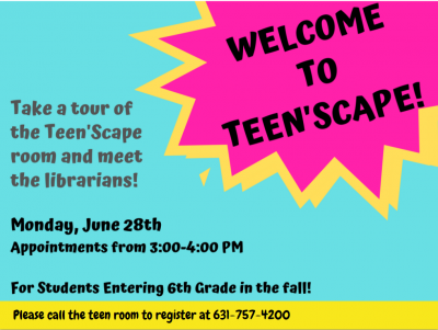 welcome to teenscape flyer