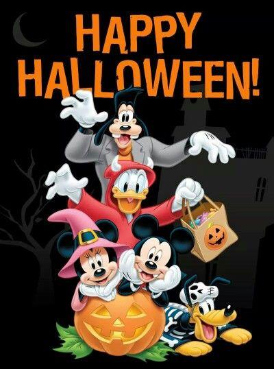 Happy Halloween Disney Characters