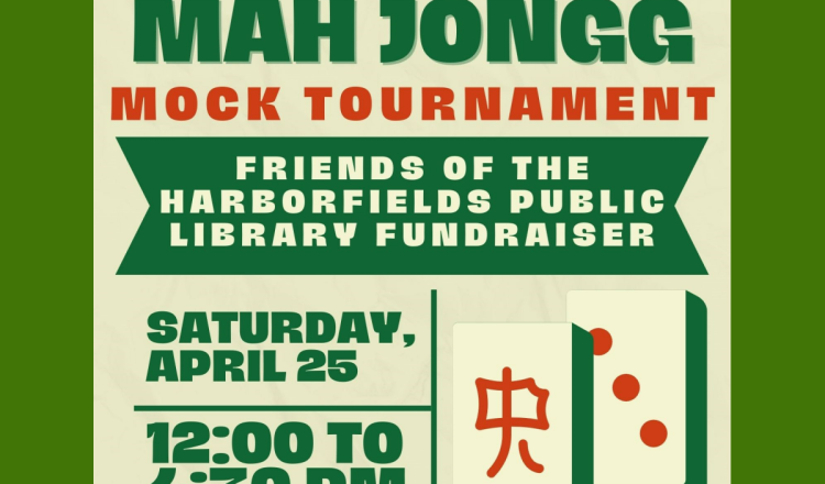 Mah Jongg Mock Tournament, Friends of Harborfields Public Library Fundraiser