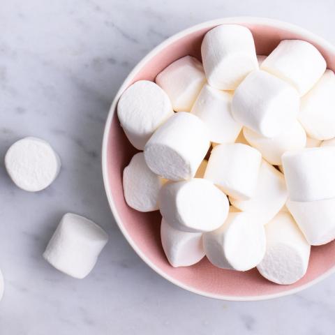 Marshmallows in a bowl