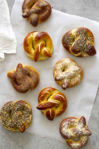 Homemade pretzels