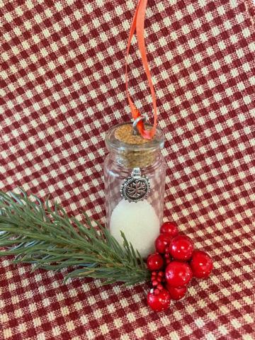 Snowflake Mini Mason Jar Ornament