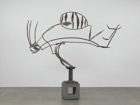 metal sculpture by David Smith