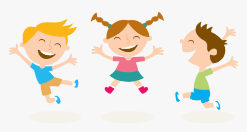 children jumping
