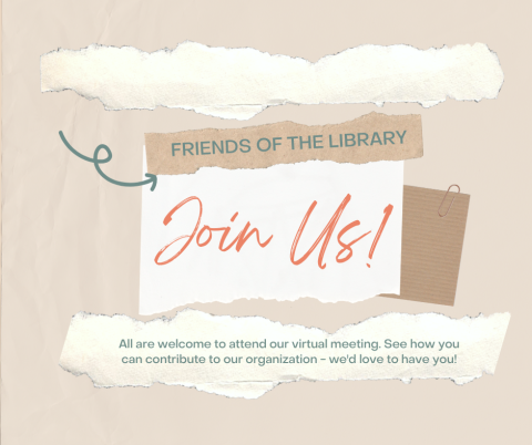 Join us! Friends of the Library