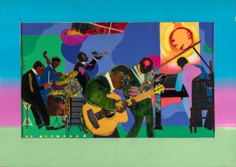 Romare Bearden Artwork