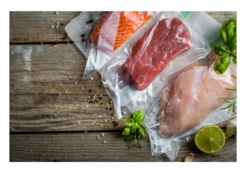 sous vide meats in pouches