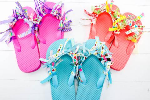 decorative flip flops