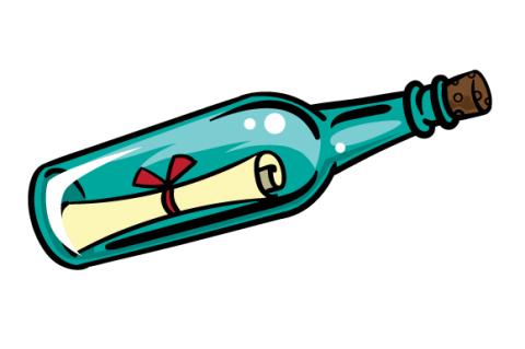 message in a bottle