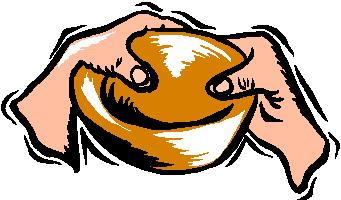 hands working with clay