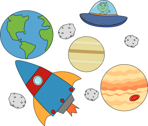 outer space clipart