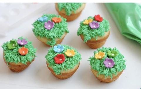 Spring cupcakes