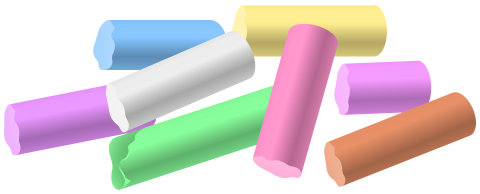 colored chalk