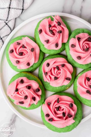 watermelon cookies