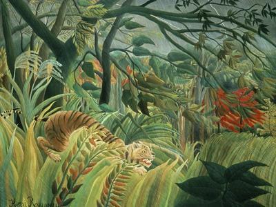 Henri Rousseau painting