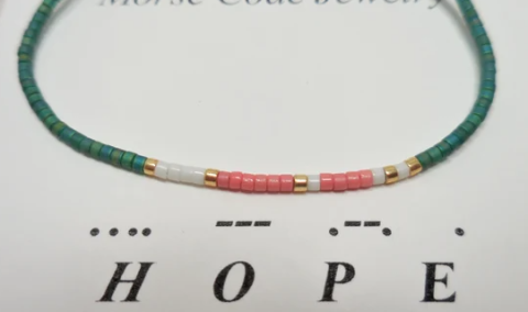 Hope Morse Code Bracelet