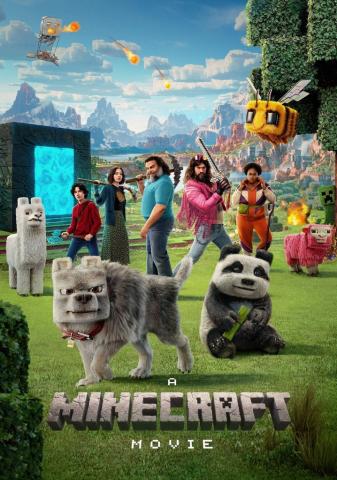A Minecraft Movie DVD cover