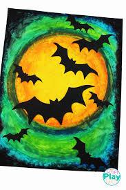 nighttime halloween drawing