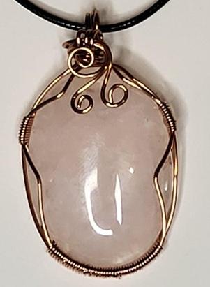 Wire Wrapped Pendant Necklace