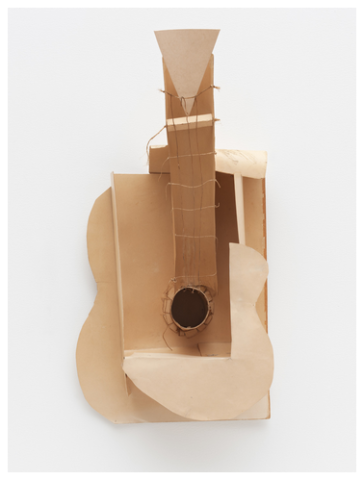 picasso cardboard guitar