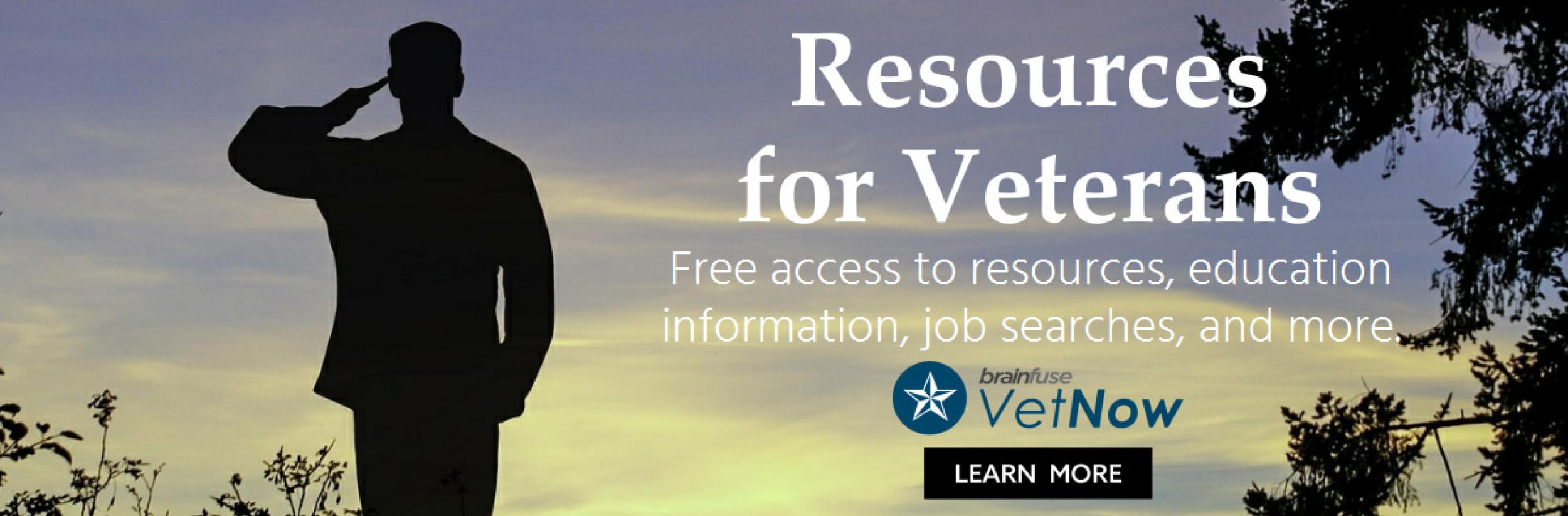 Image for "Resources for Veterans slide"