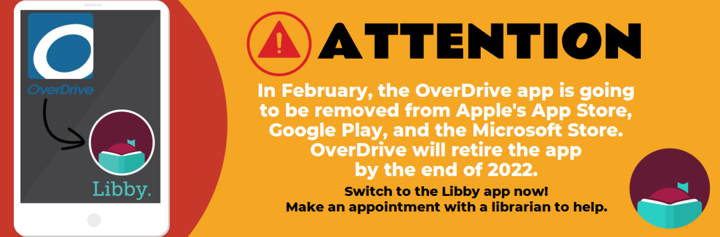 Image for "OverDrive app retirement"